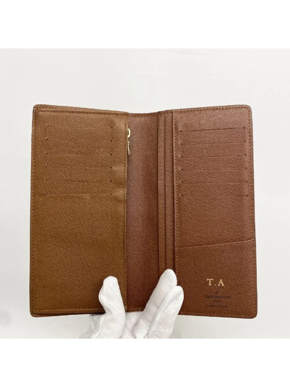 Louis Vuitton Wallet Monogram Portefeuille Brazza Brown